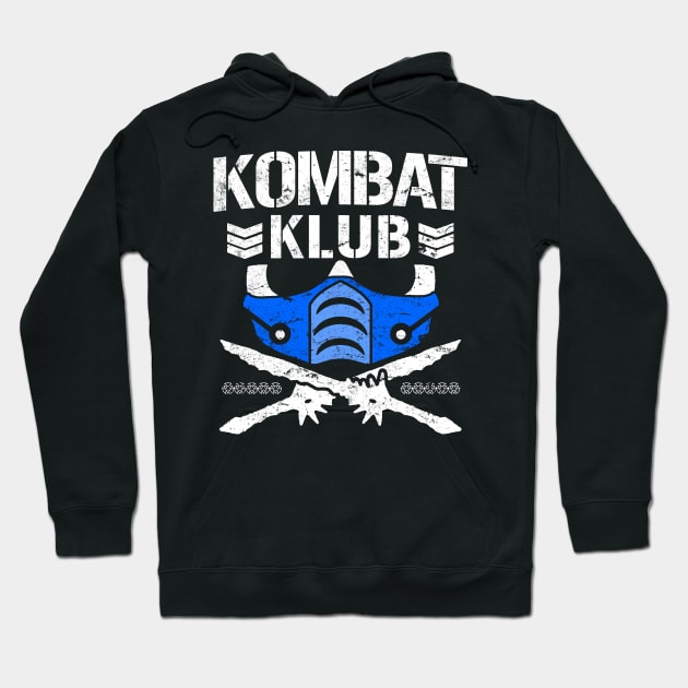 Kombat Klub - Sub Zero Hoodie by ClayMoore